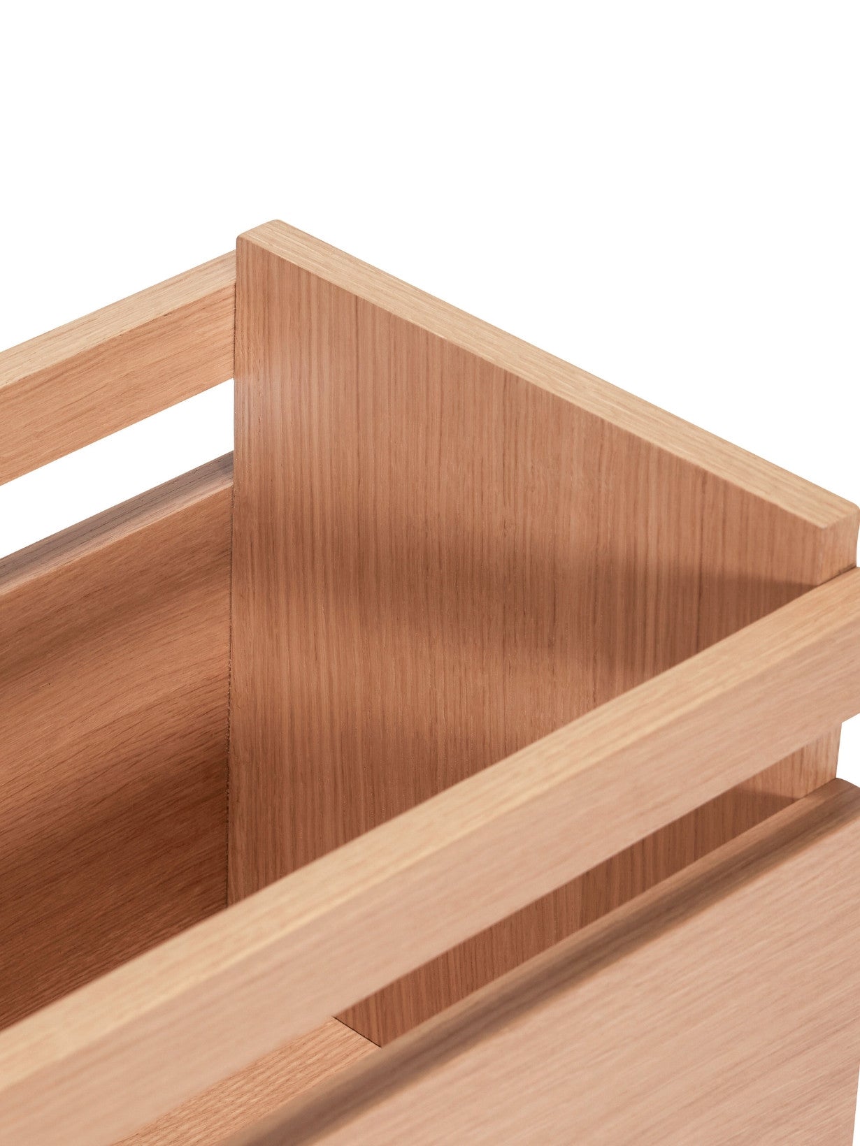 Jardinière en bois de chêne naturel, Forma