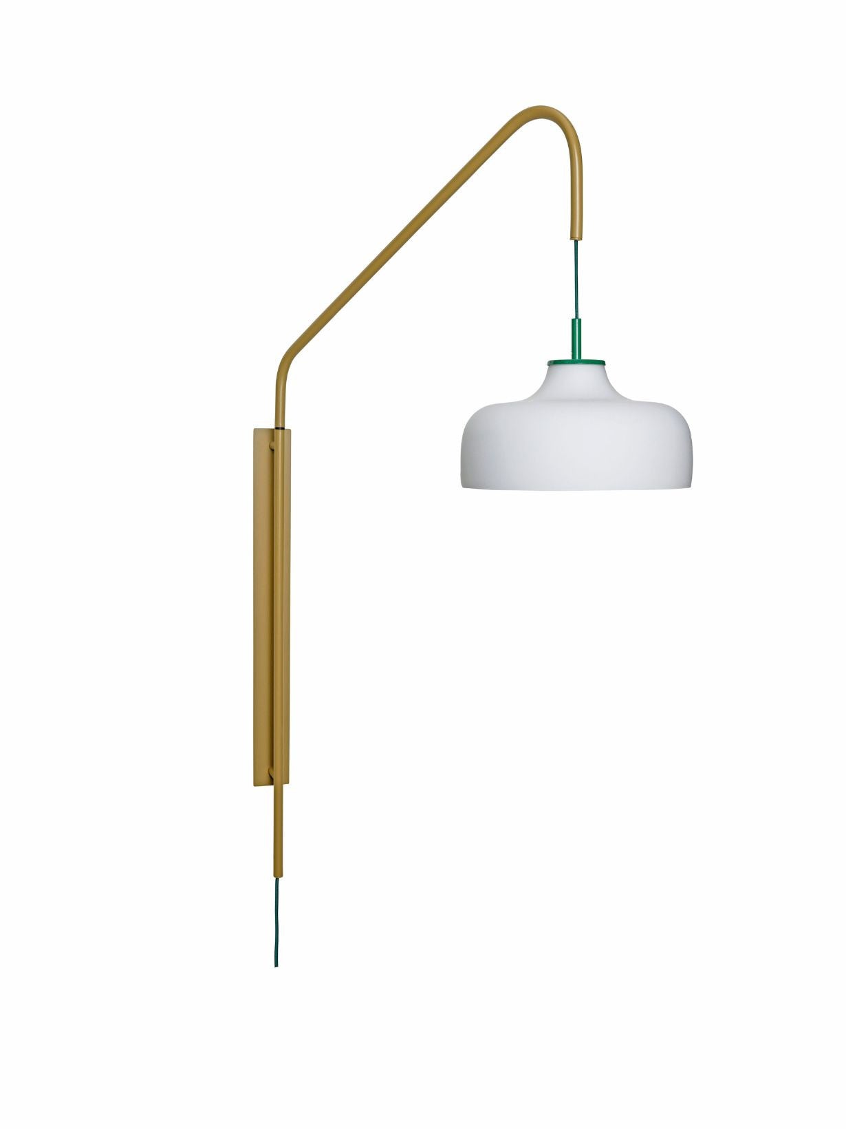 Lampe murale avec globe en verre suspendu, Current