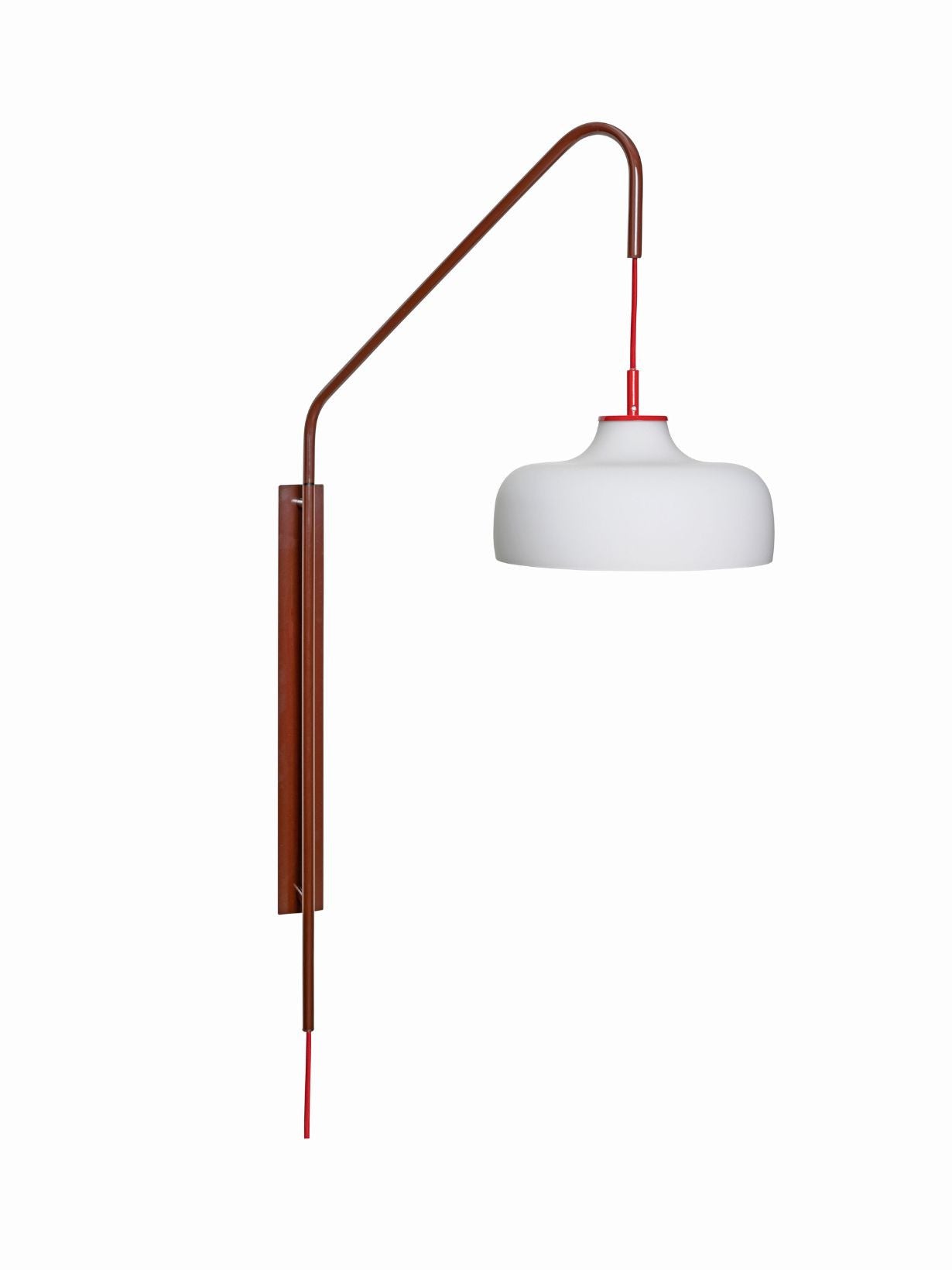 Lampe murale avec globe en verre suspendu, Current