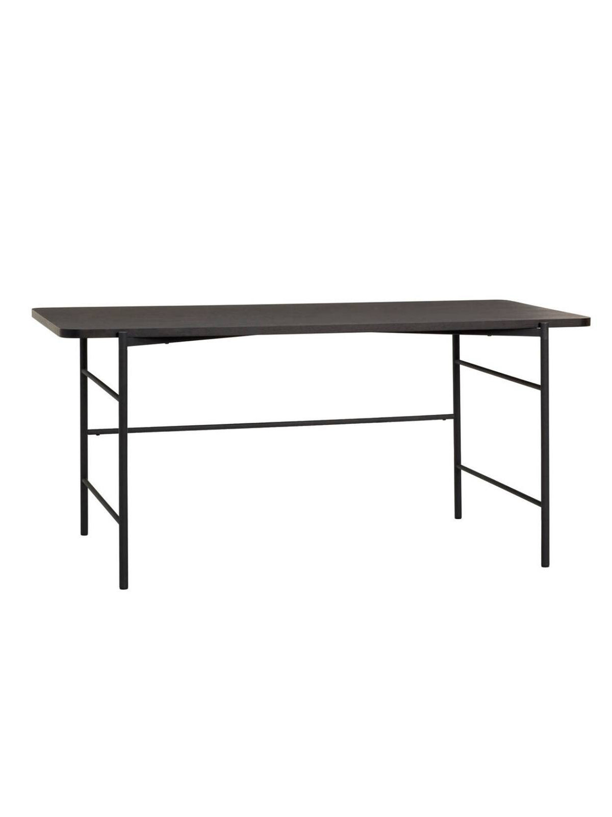 Bureau en bois de frêne et metal noir, Norm