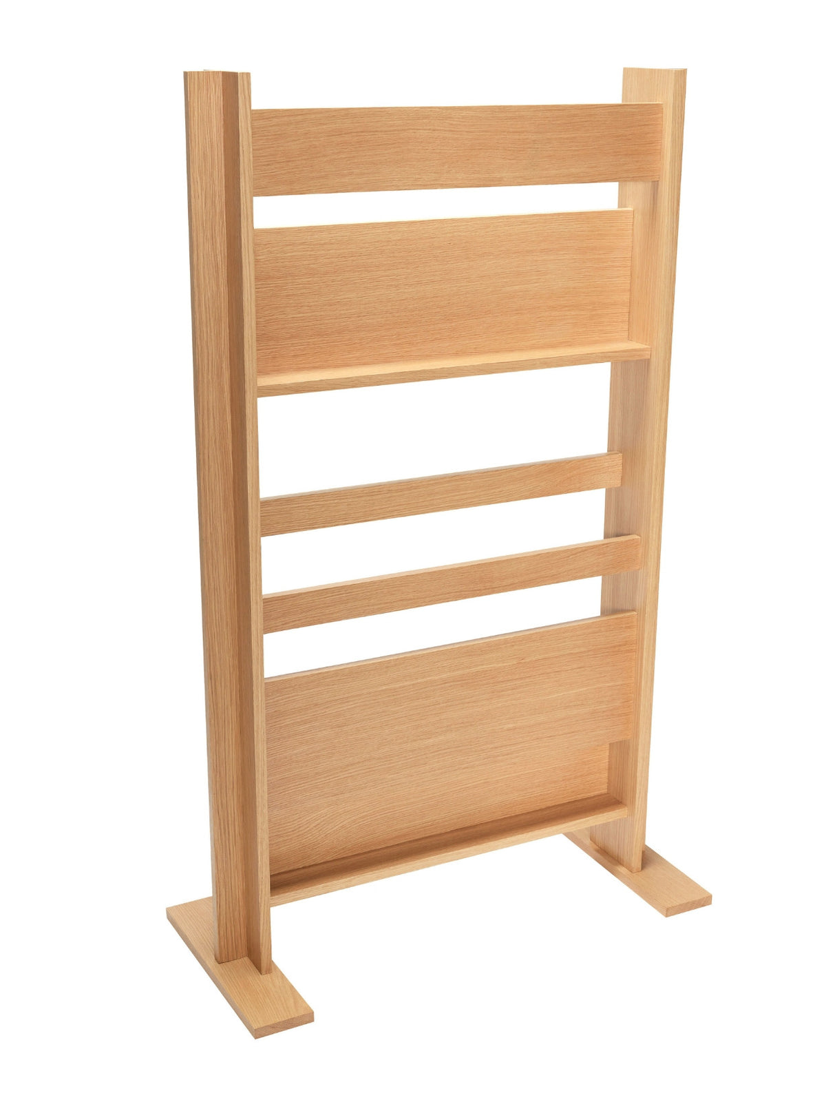 Porte-revues/ Cloison en bois de chêne naturel, Forma