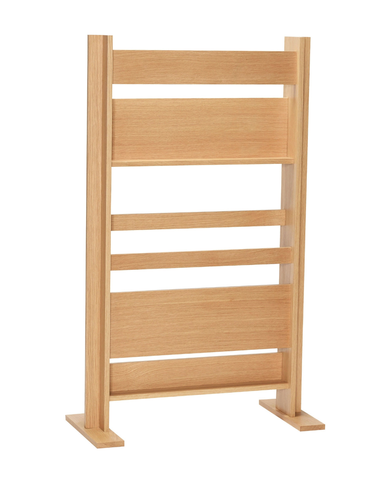 Porte-revues/ Cloison en bois de chêne naturel, Forma