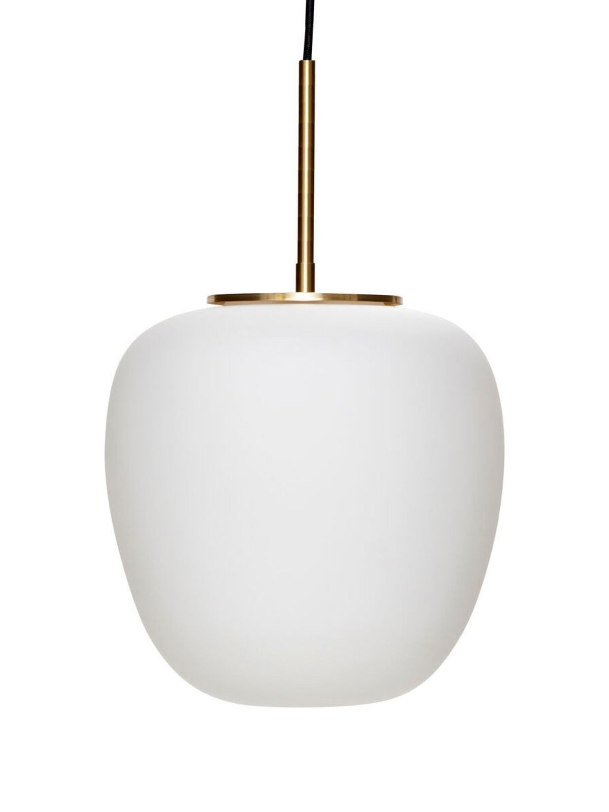Suspension en verre opalin, Muse