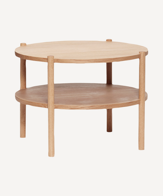 Table Acorn, basse Ronde Naturel