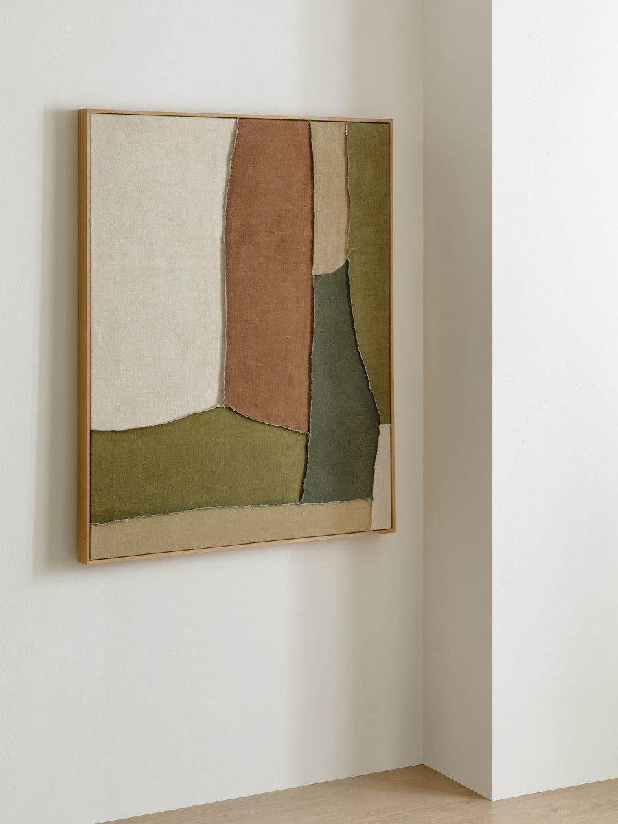 Cadre 100x80, Layers-green