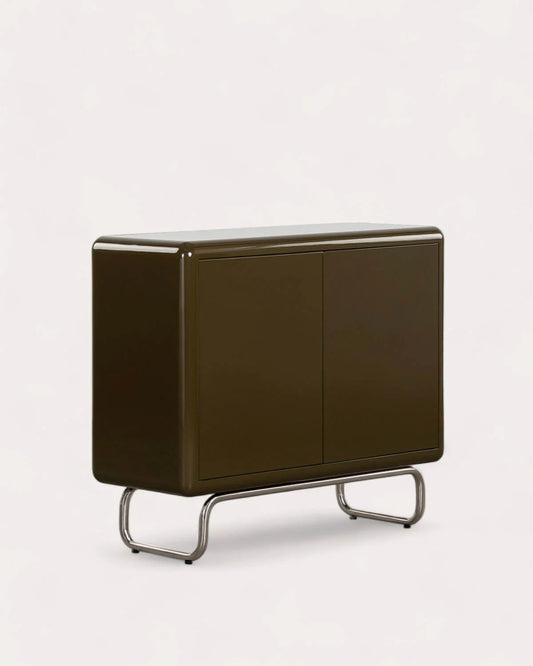 Buffet bas 2 portes 100x40 cm en bois et métal Candela Colours