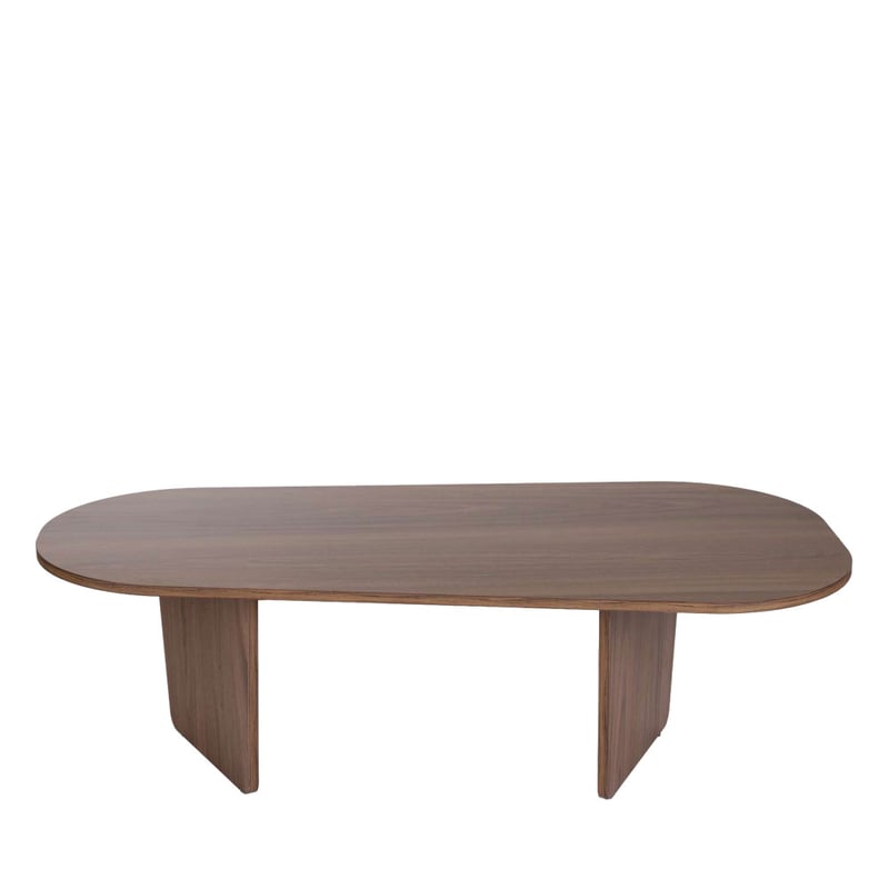 Table basse ovale en bois 130x65cm- SOMA