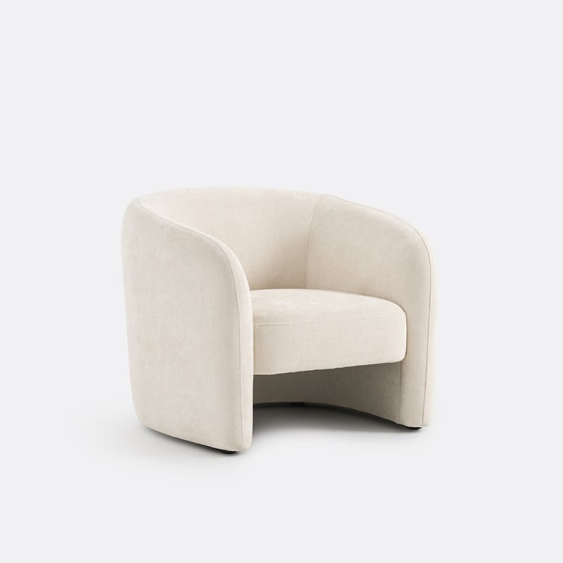 Fauteuil en chenillé, LANDINE