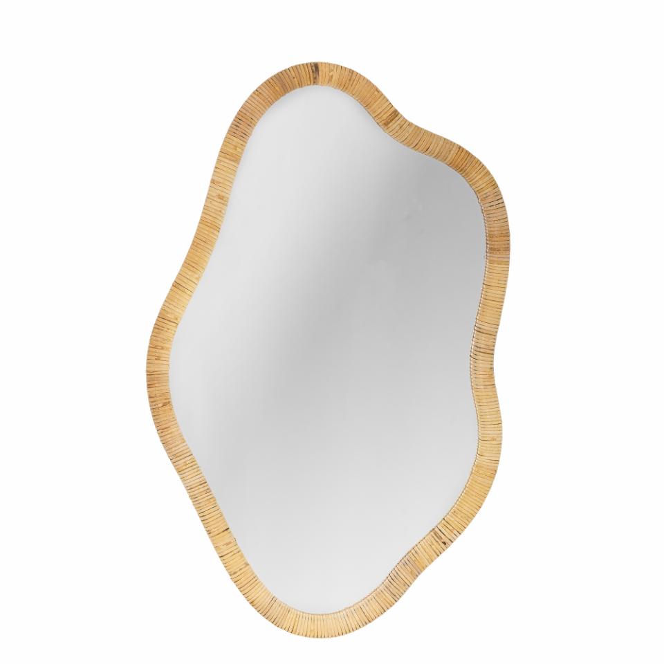 Ashlie Miroir mural, Nature, Rotin