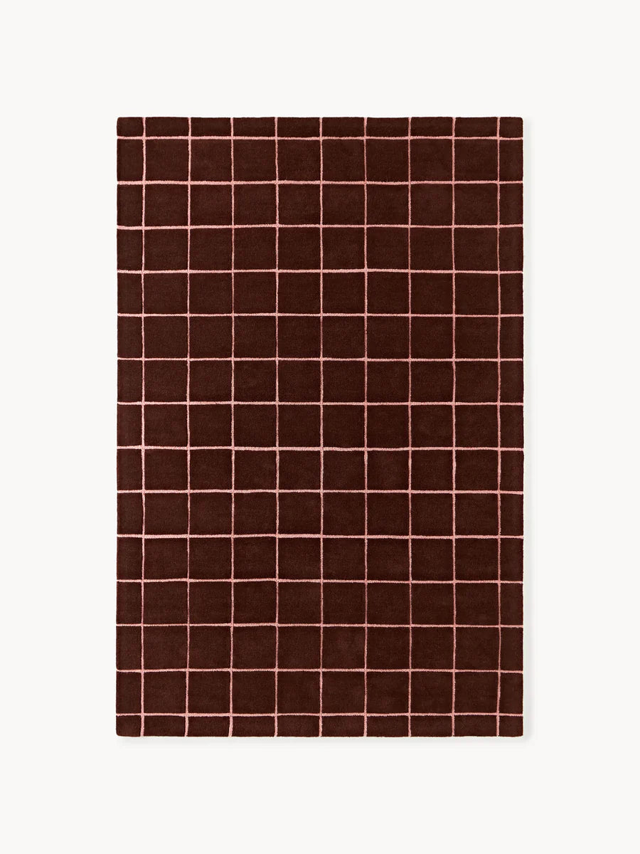 Tapis en laine tufté main Kallie