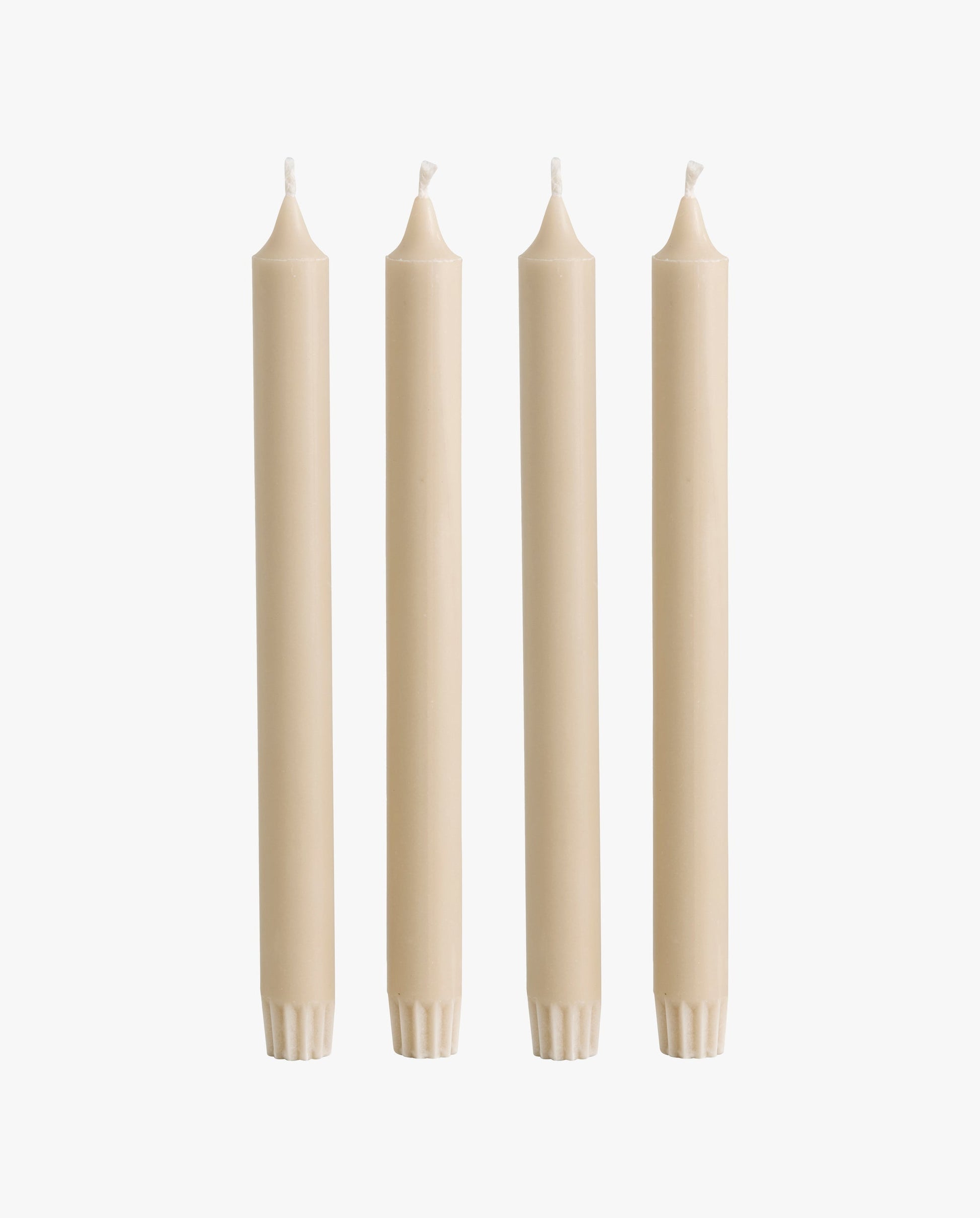 BOUGIE, grande, ensemble de 4 - beige