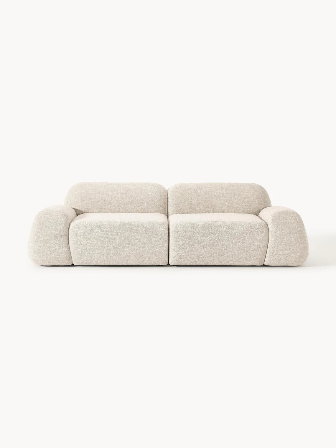 Canapé modulable 3 places en bouclette Wolke | Westwing