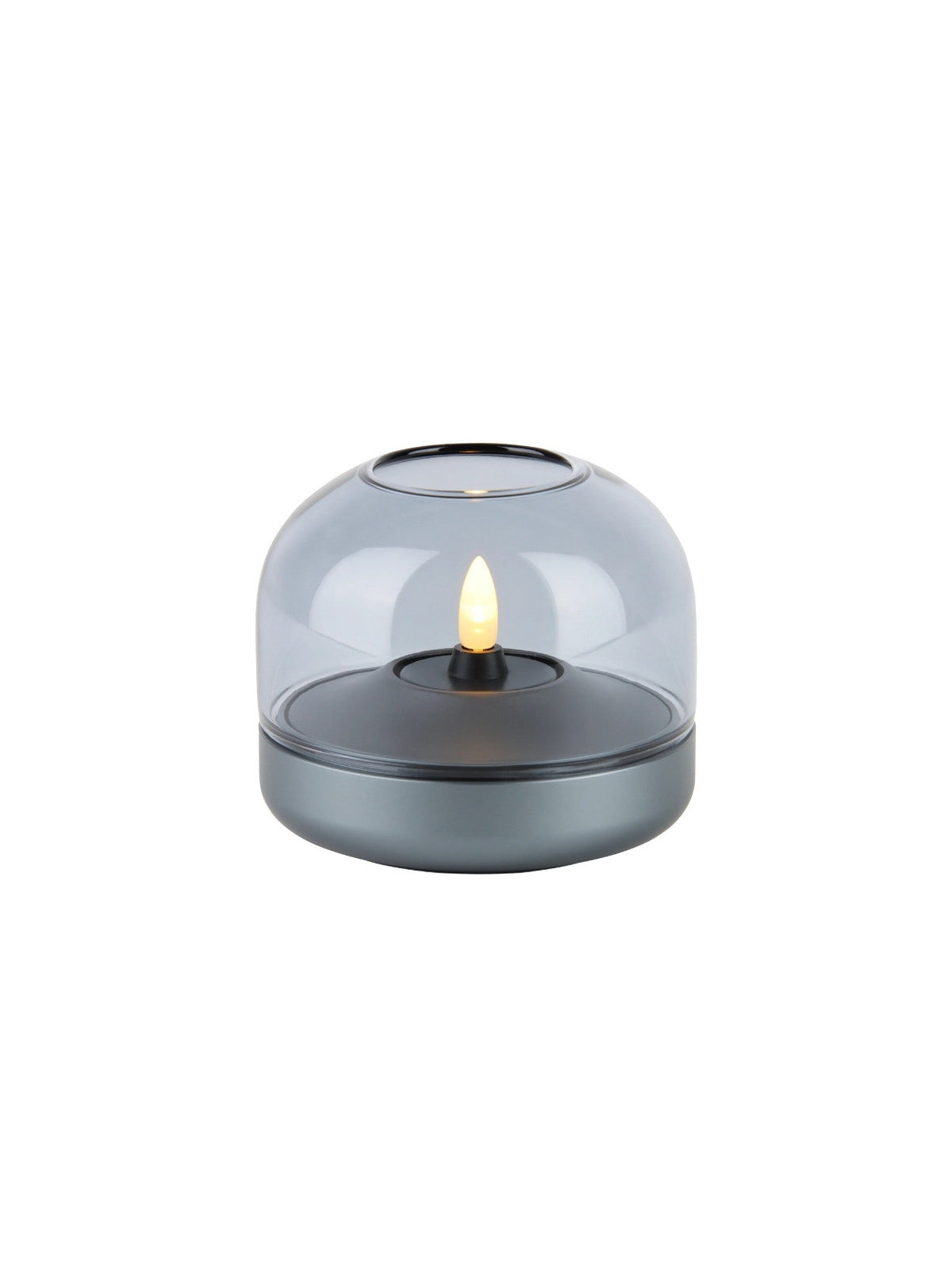 Bougeoir en aluminium + Shine Bougie LED, Glow 08