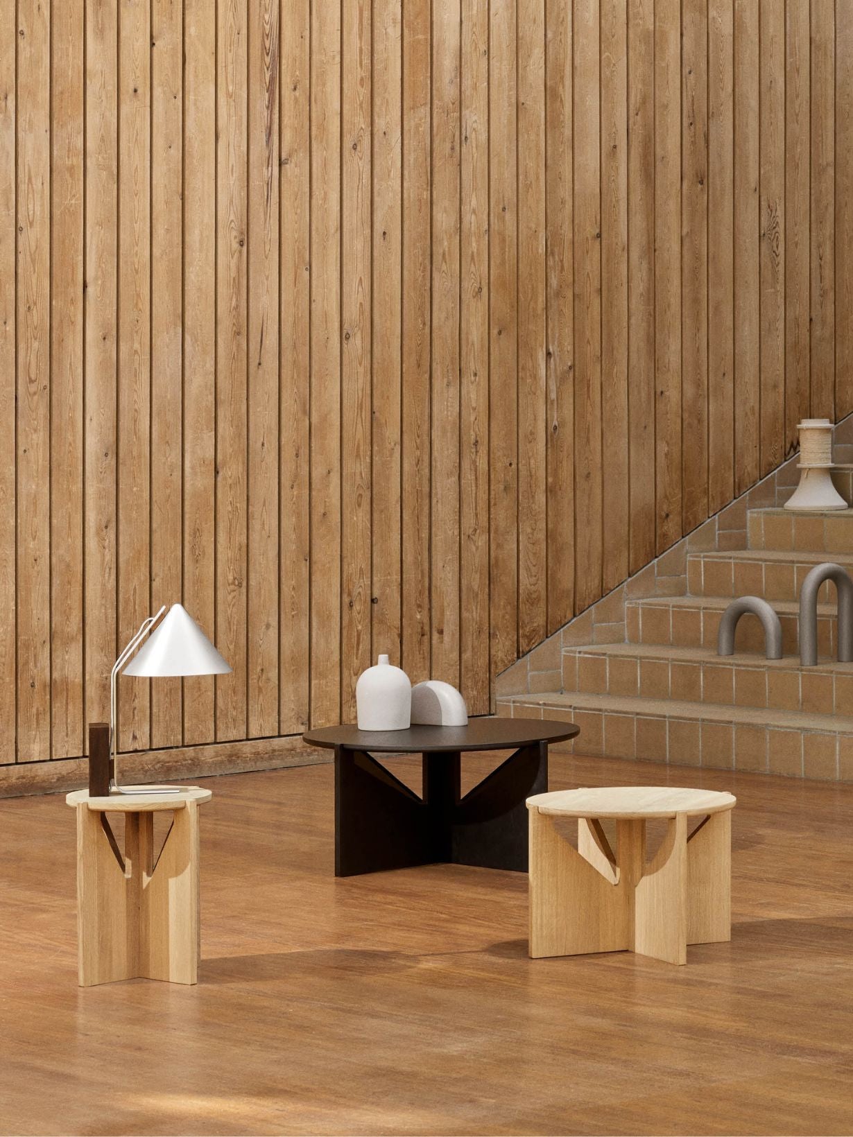 Table basse en chêne, Simple XL