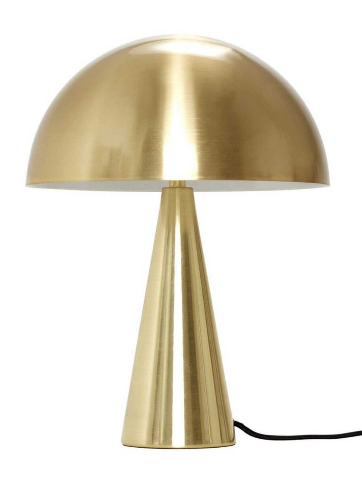 Lampe à poser en métal finition laiton, Mush Mini