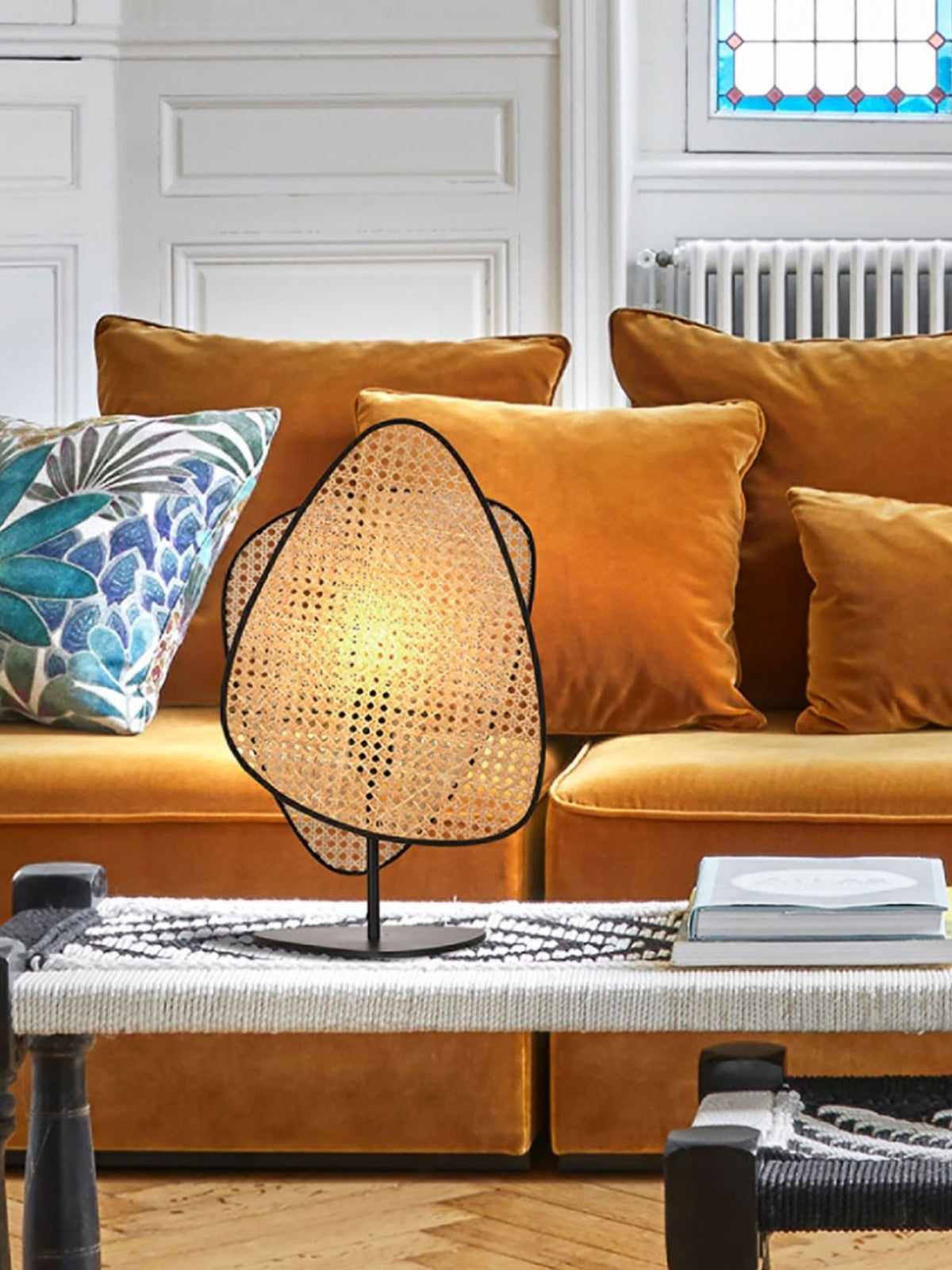 Lampe de table en cannage, Screen