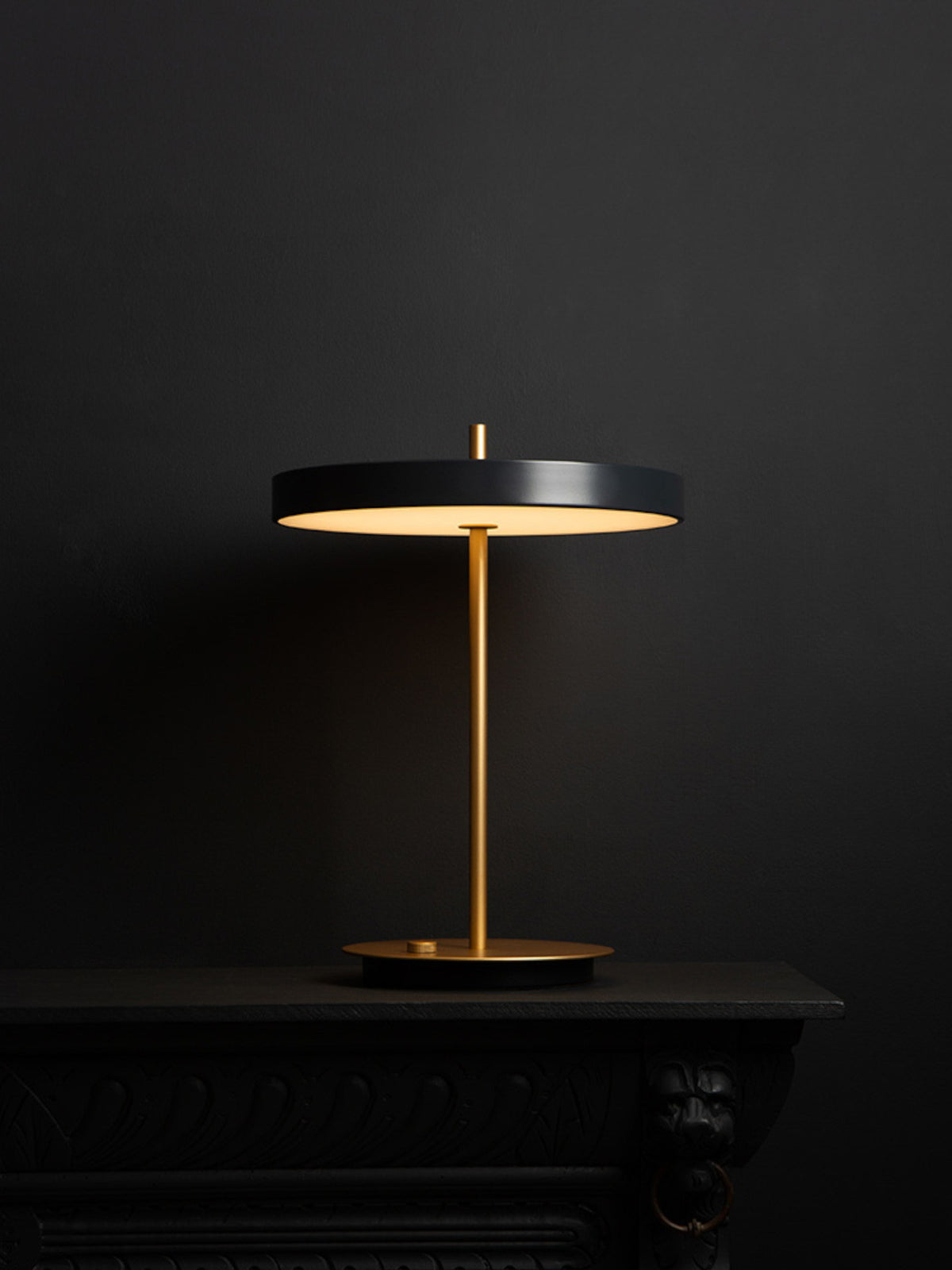 Lampe de table en laiton, Asteria