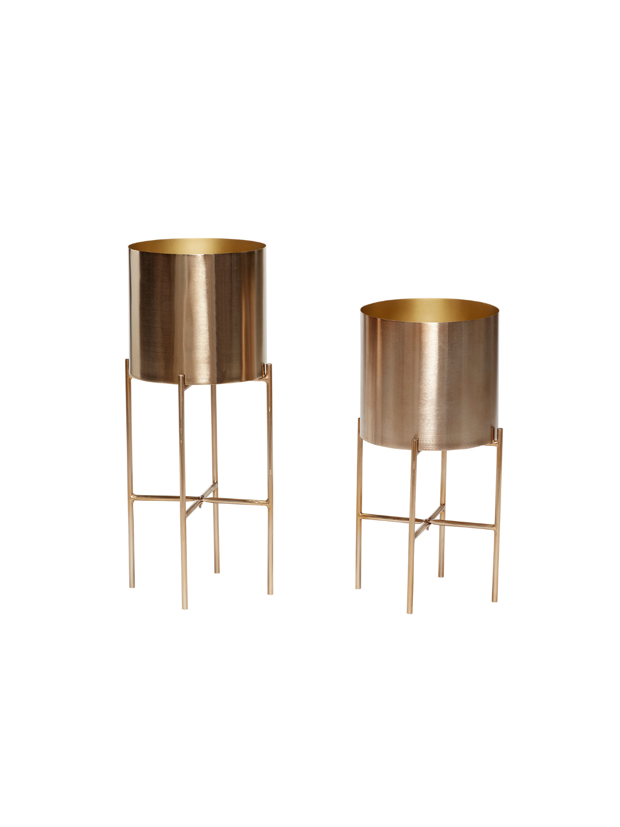 Lot de 2 cache-pots sur pied, Otta
