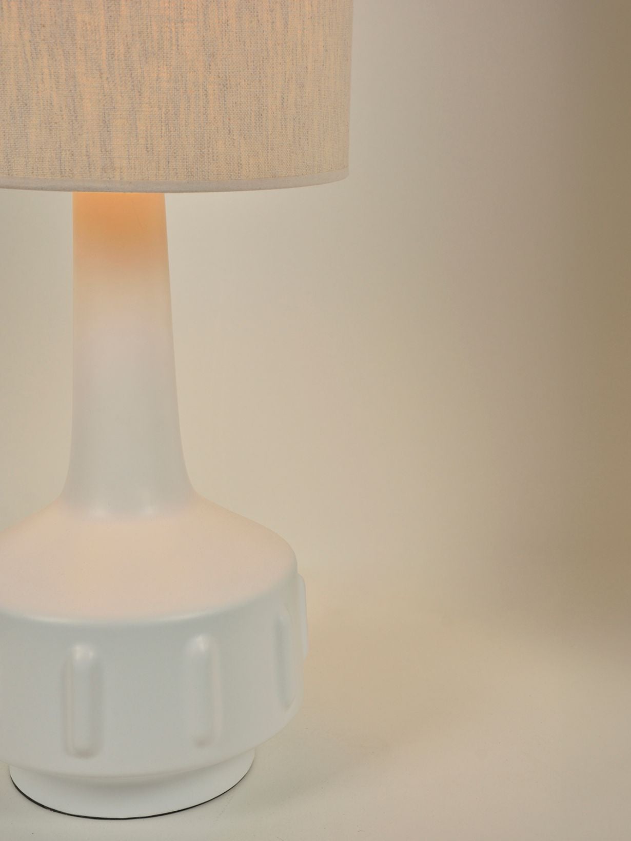 Ceramic and fabric lamp, Jimmy XL