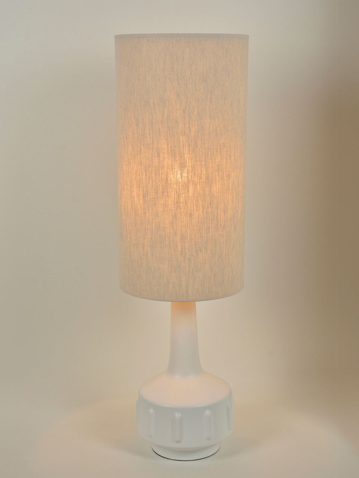 Ceramic and fabric lamp, Jimmy XL
