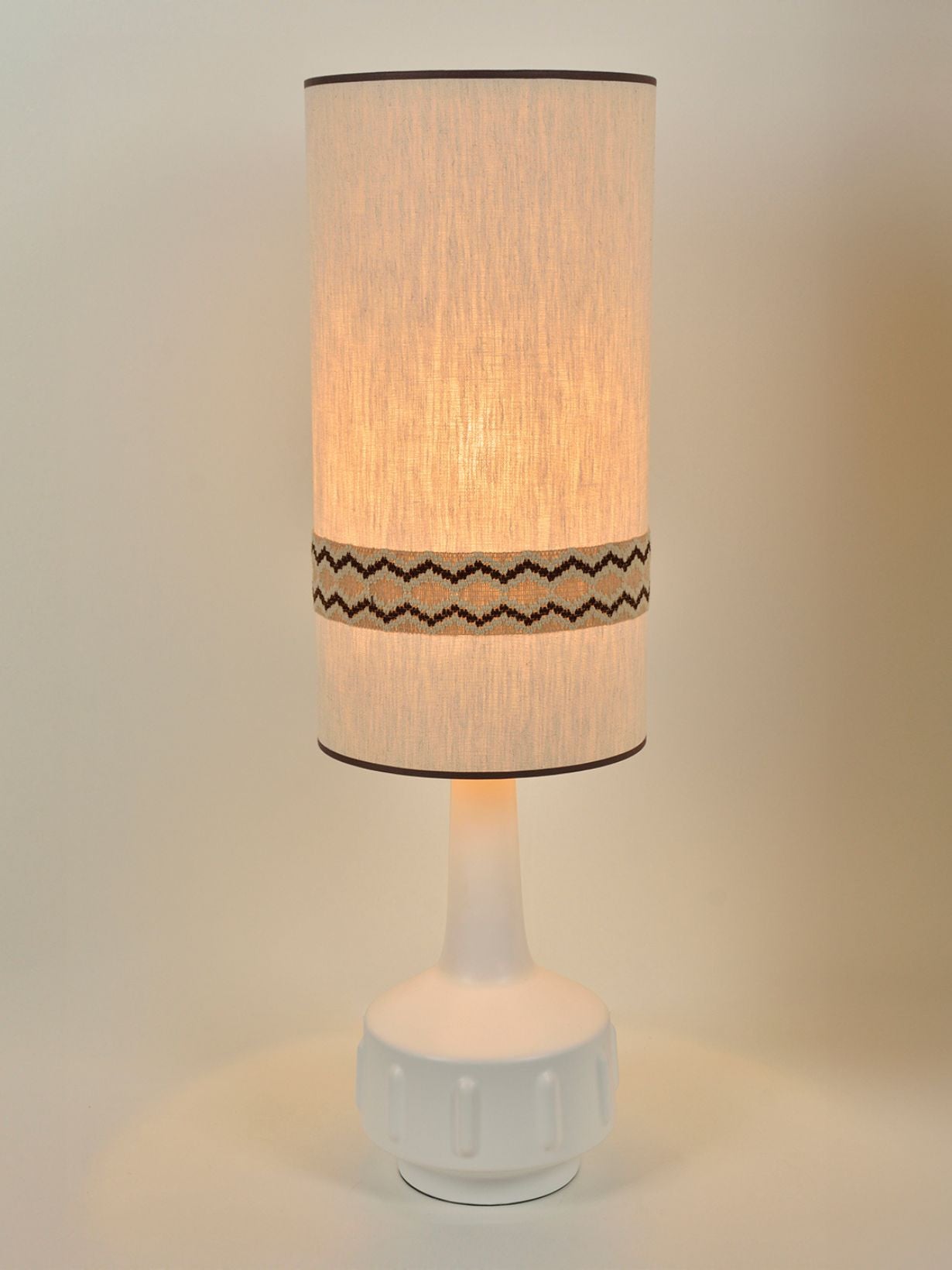Ceramic and fabric lamp, Jimmy XL