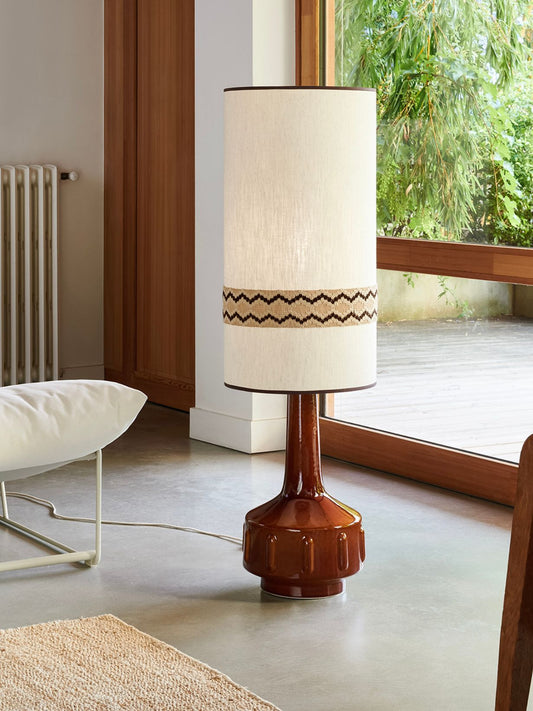 Ceramic and fabric lamp, Jimmy XL