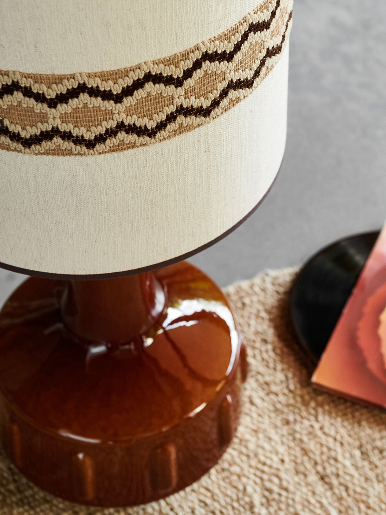 Ceramic and fabric lamp, Jimmy XL