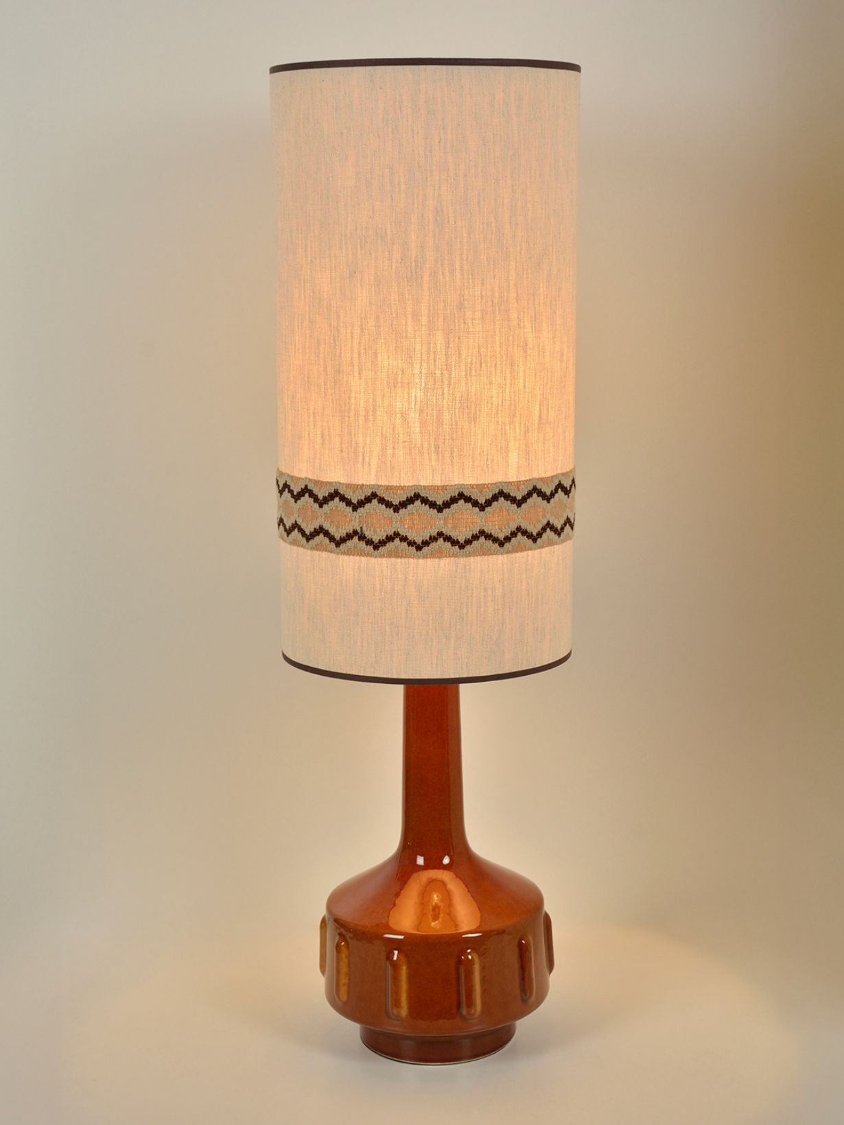 Ceramic and fabric lamp, Jimmy XL