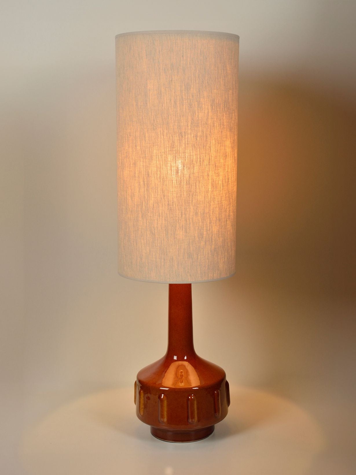 Ceramic and fabric lamp, Jimmy XL