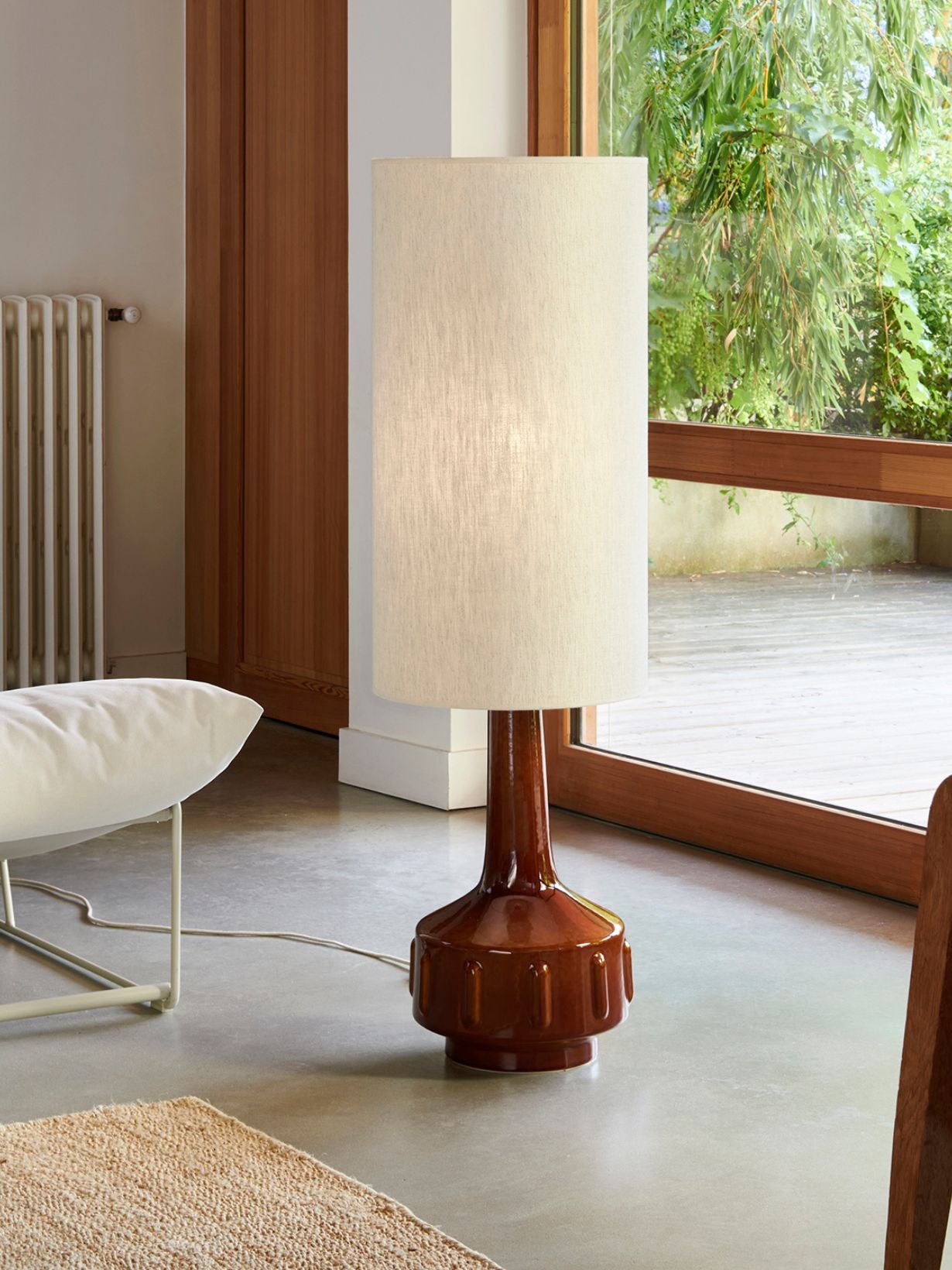 Ceramic and fabric lamp, Jimmy XL