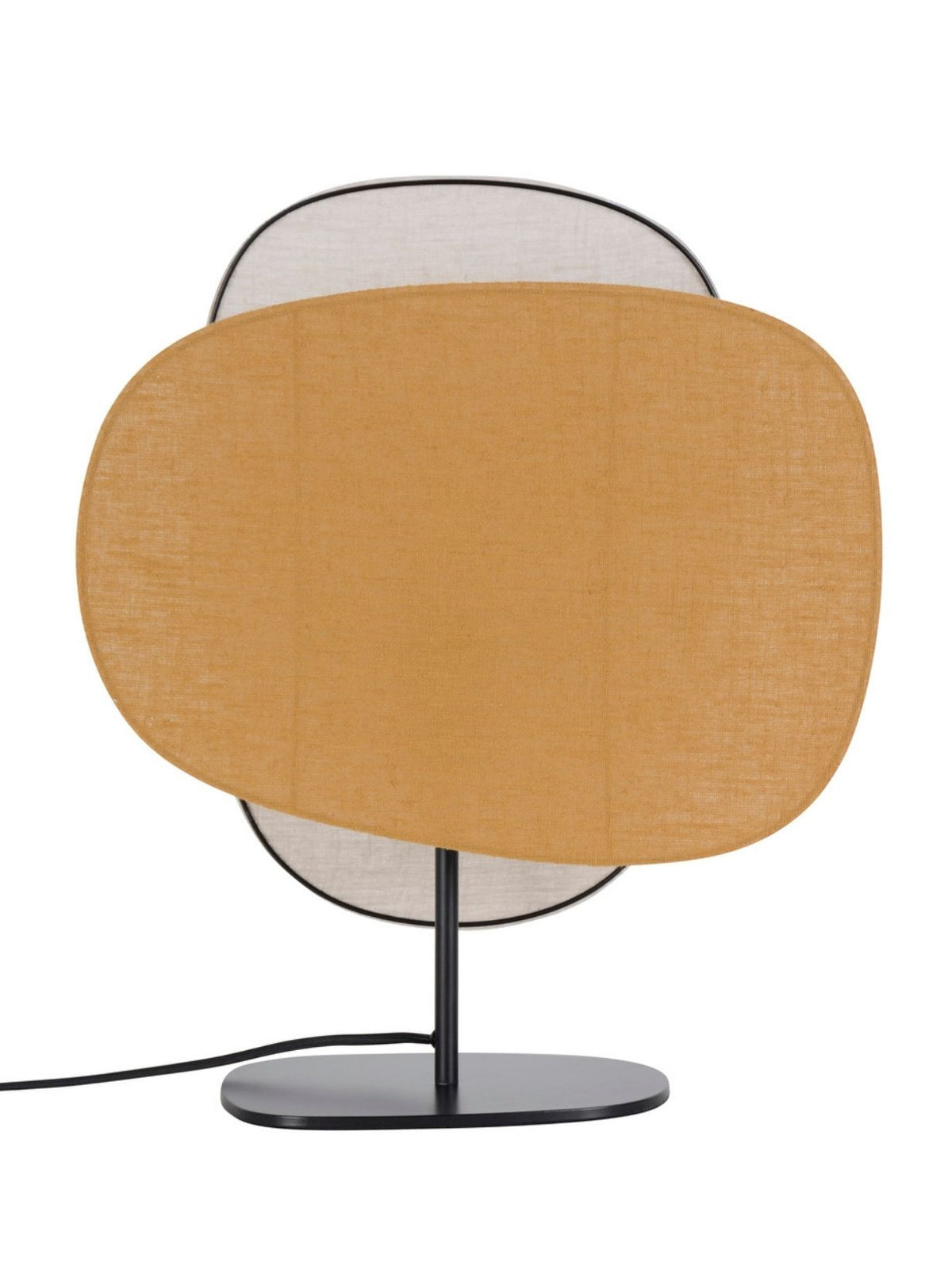 Lampe à poser en lin deux écrans, Screen 70's 1L