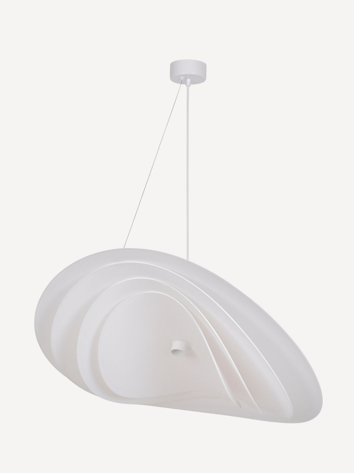 Suspension en papier murano, Selenitis D78 avec Filin
