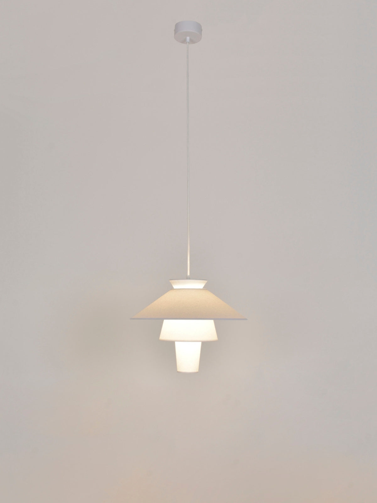 Suspension luminaire en papier murano, Ruche