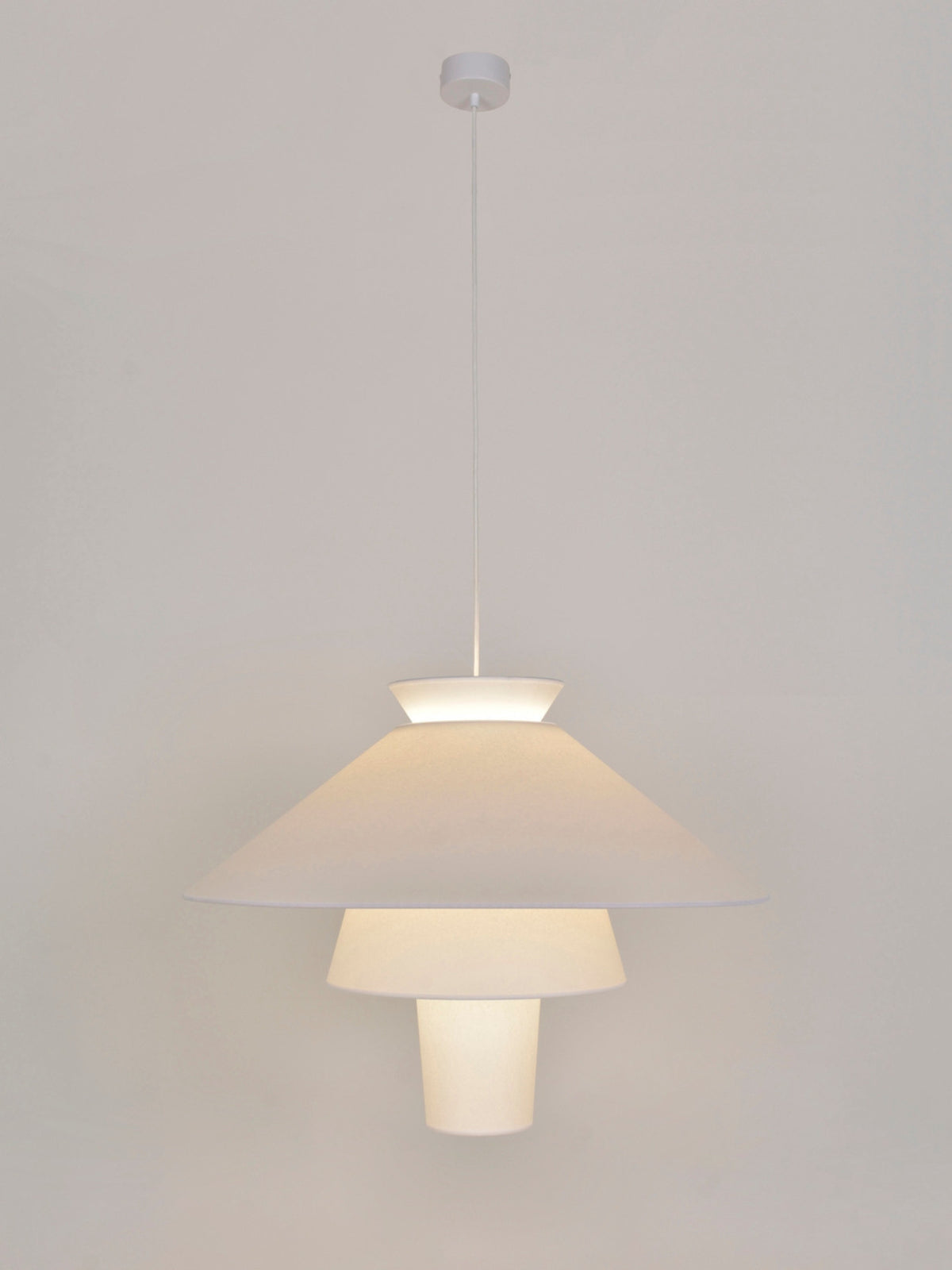Suspension luminaire en papier murano, Ruche