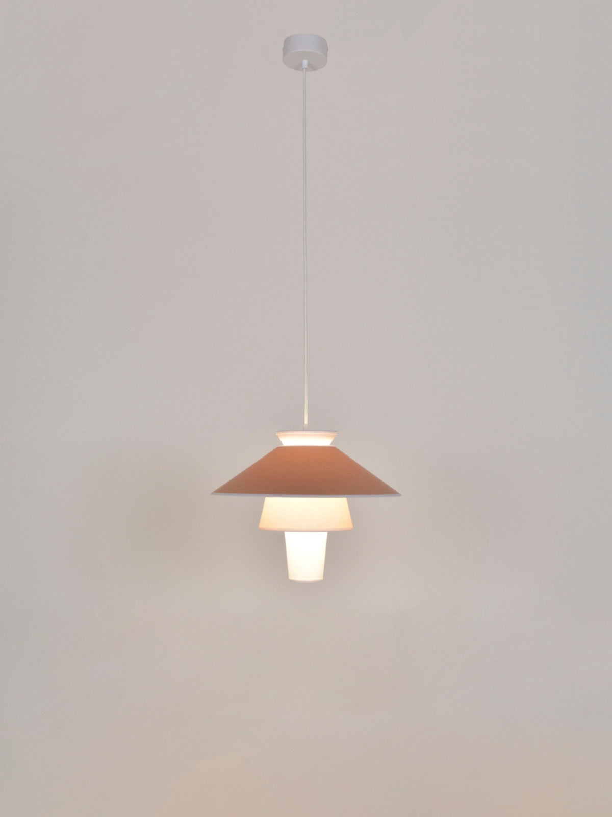 Suspension luminaire en papier murano, Ruche