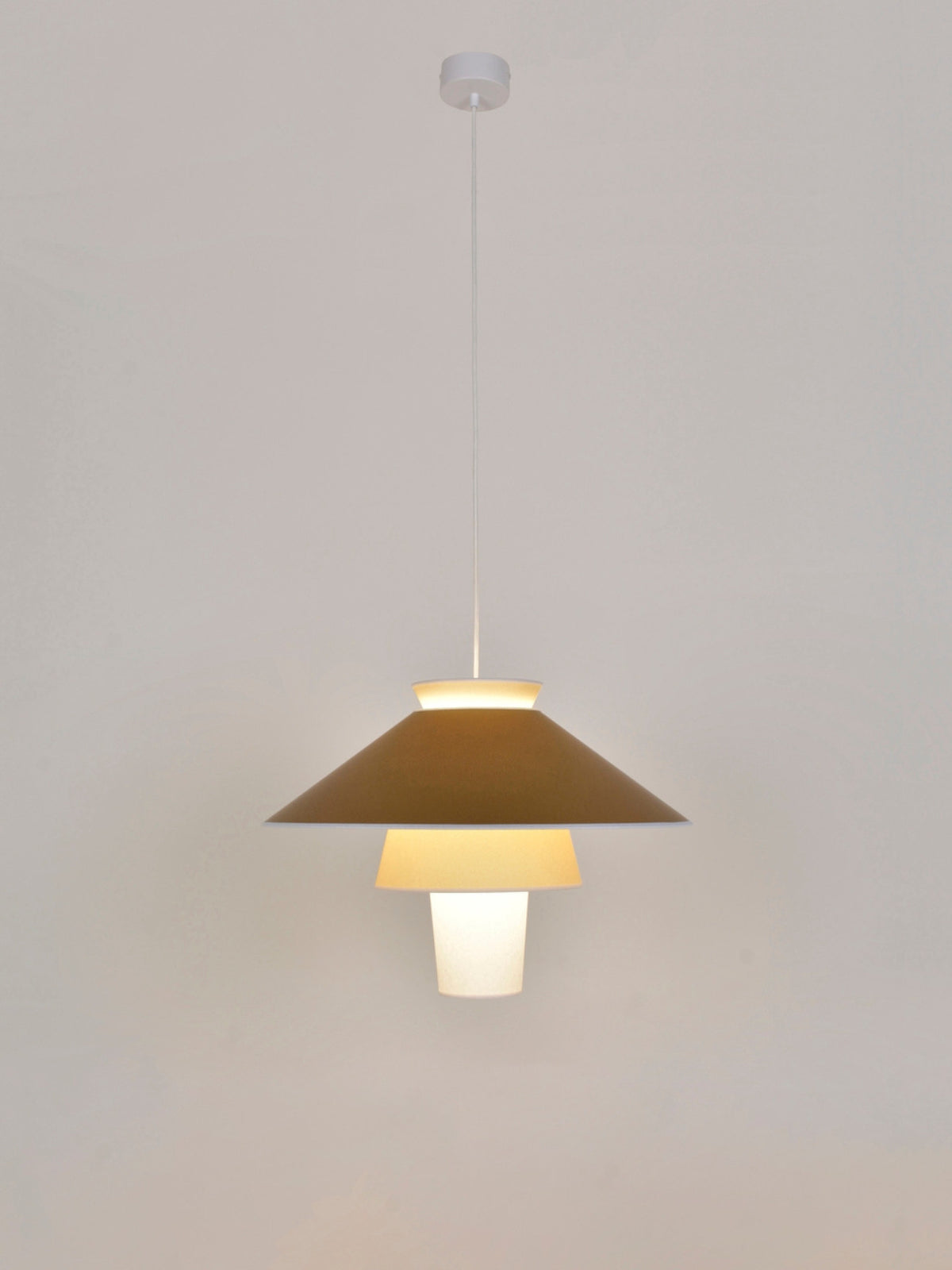 Suspension luminaire en papier murano, Ruche