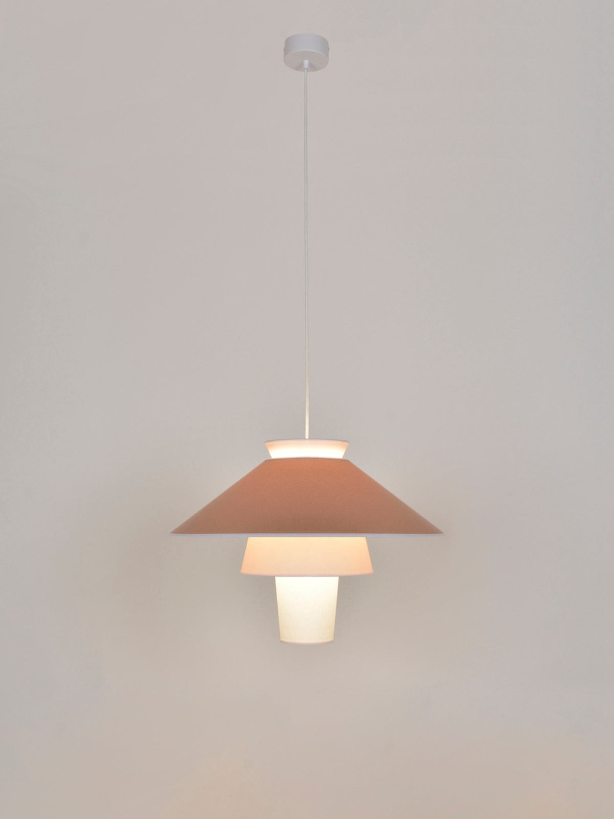 Suspension luminaire en papier murano, Ruche