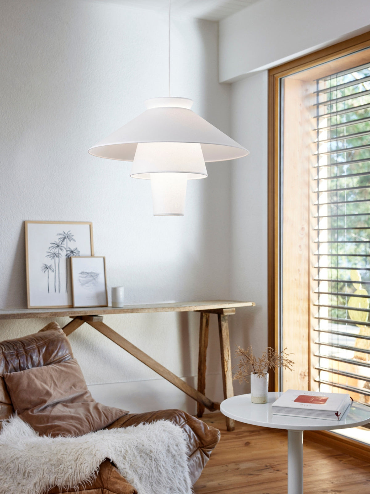 Suspension luminaire en papier murano, Ruche