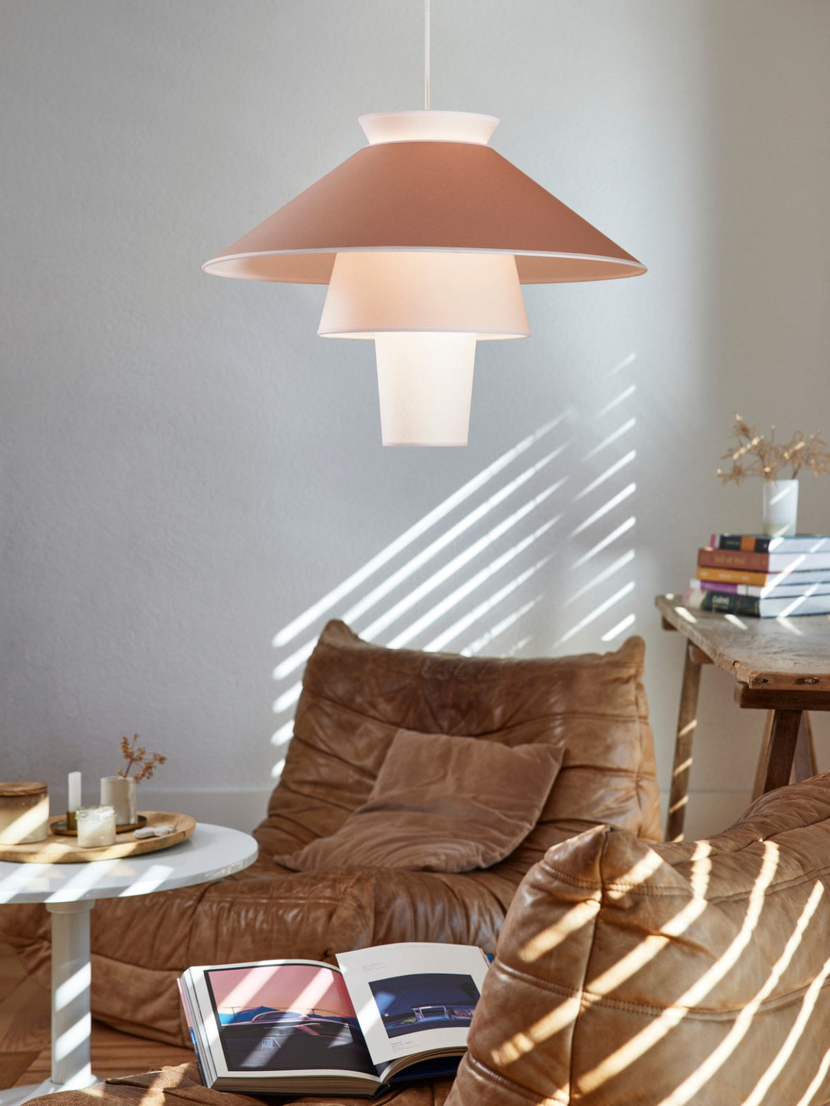 Suspension luminaire en papier murano, Ruche