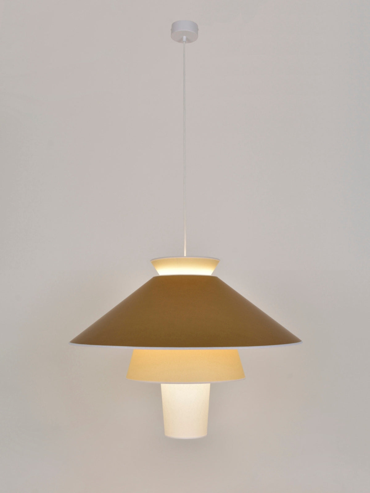 Suspension luminaire en papier murano, Ruche