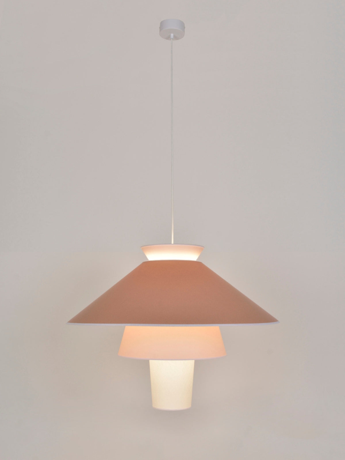 Suspension luminaire en papier murano, Ruche