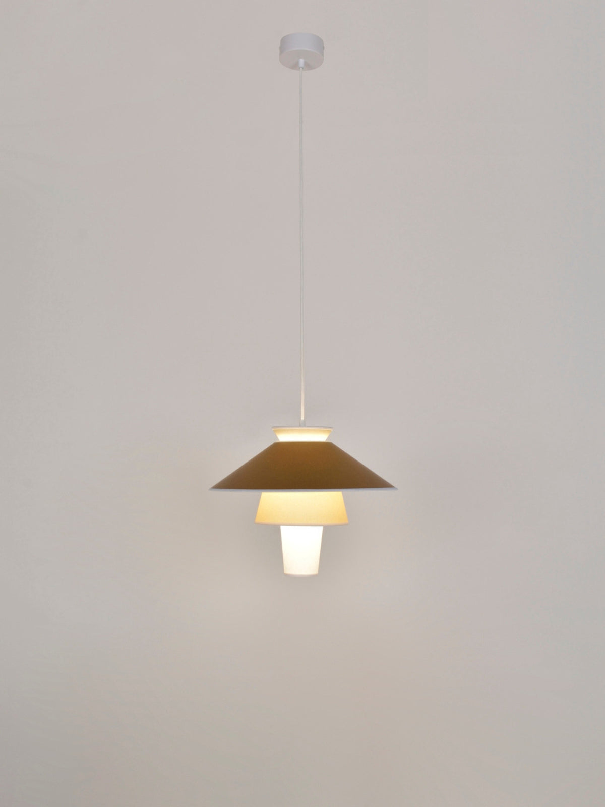 Suspension luminaire en papier murano, Ruche