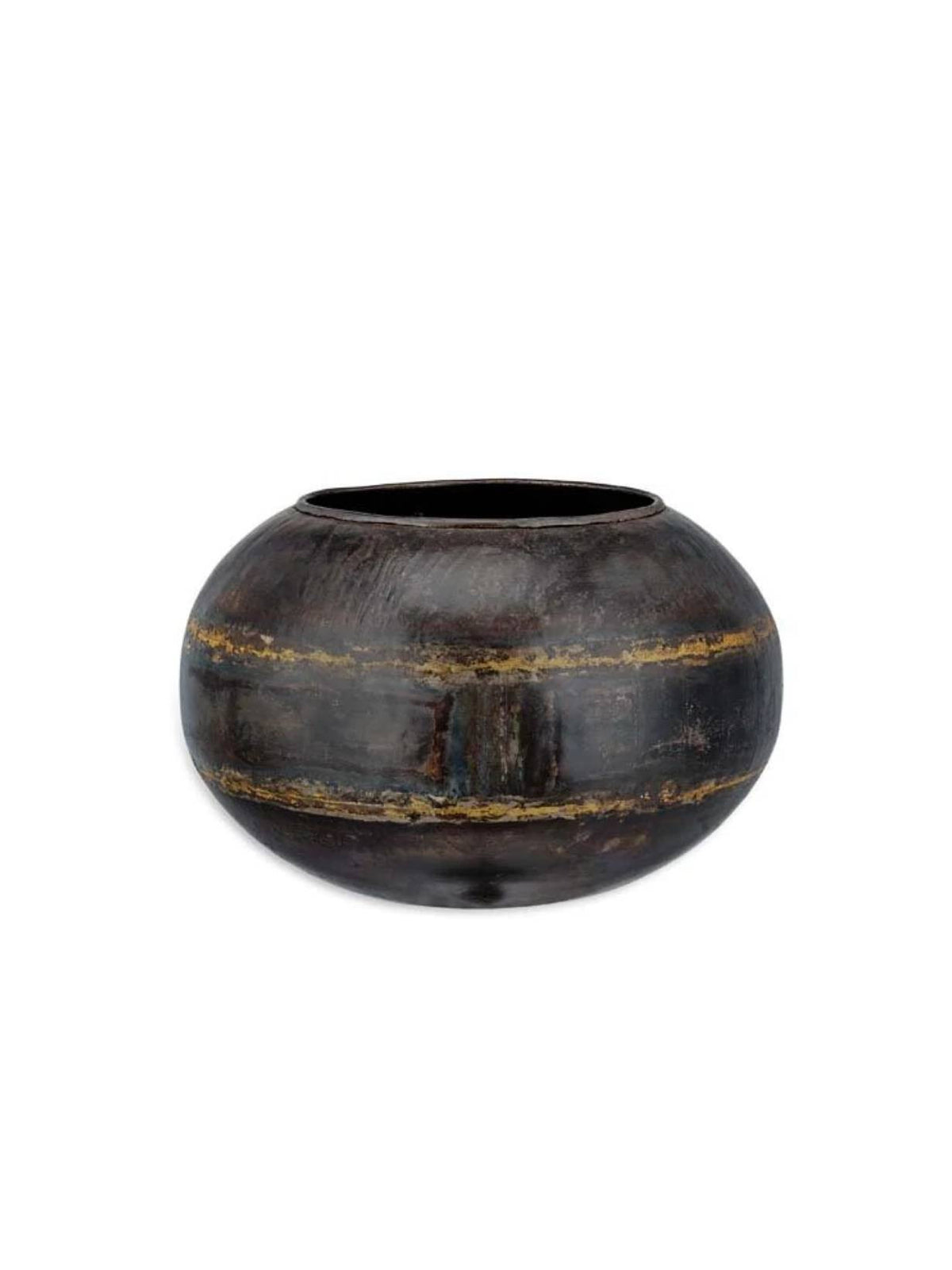 Jardinière globe en fer recyclé, Endo