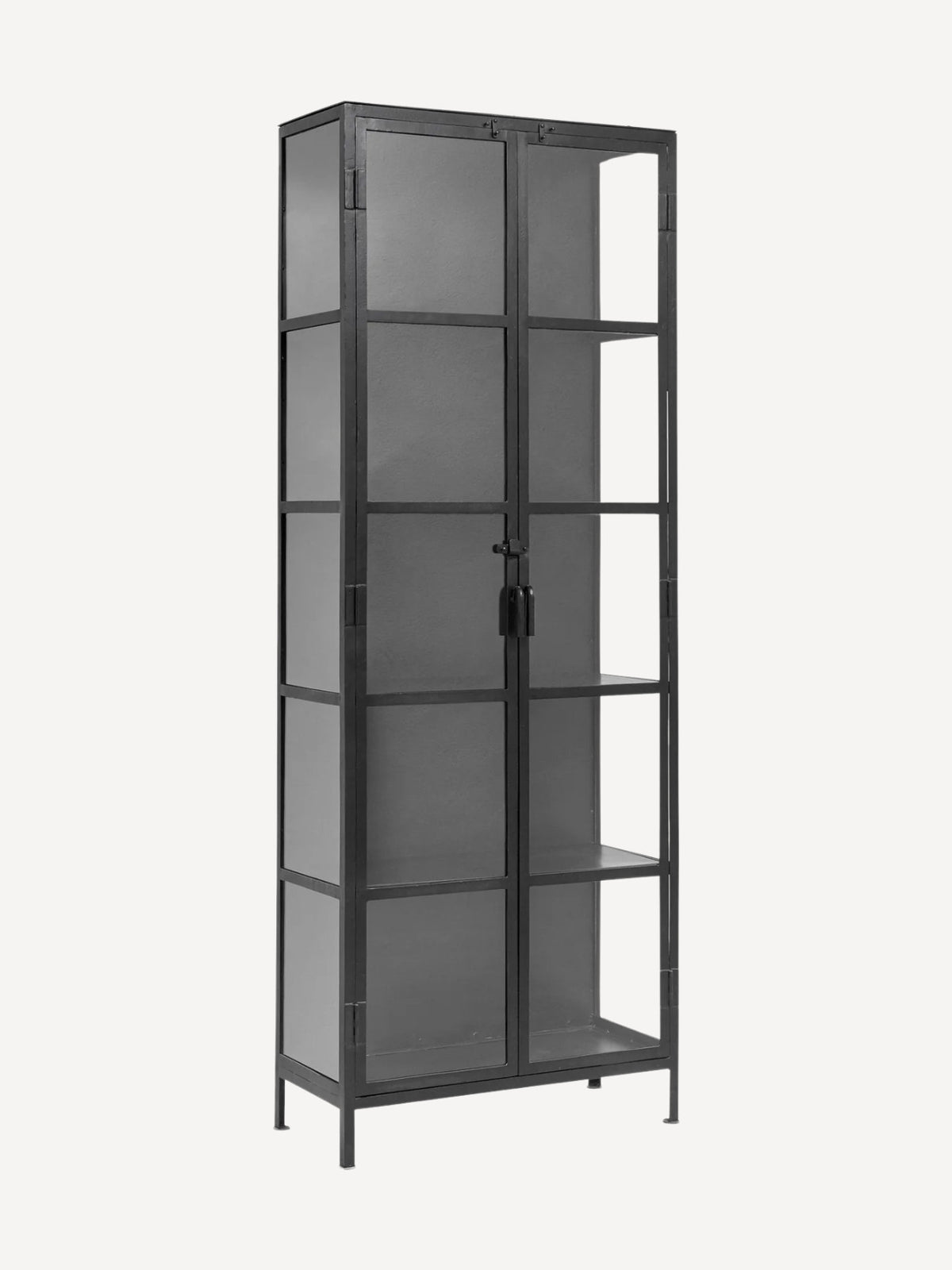 Armoire noire en fer 2 Portes, Phoenix