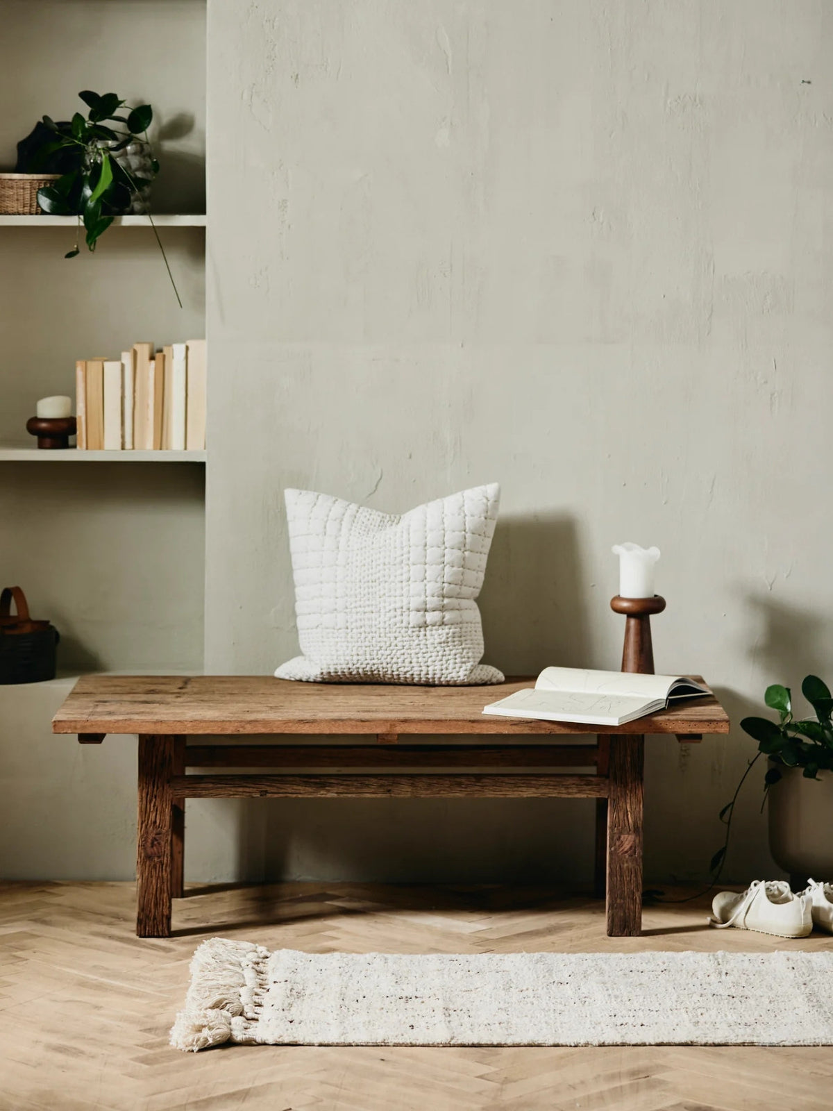 Table basse en bois recyclé, Palora