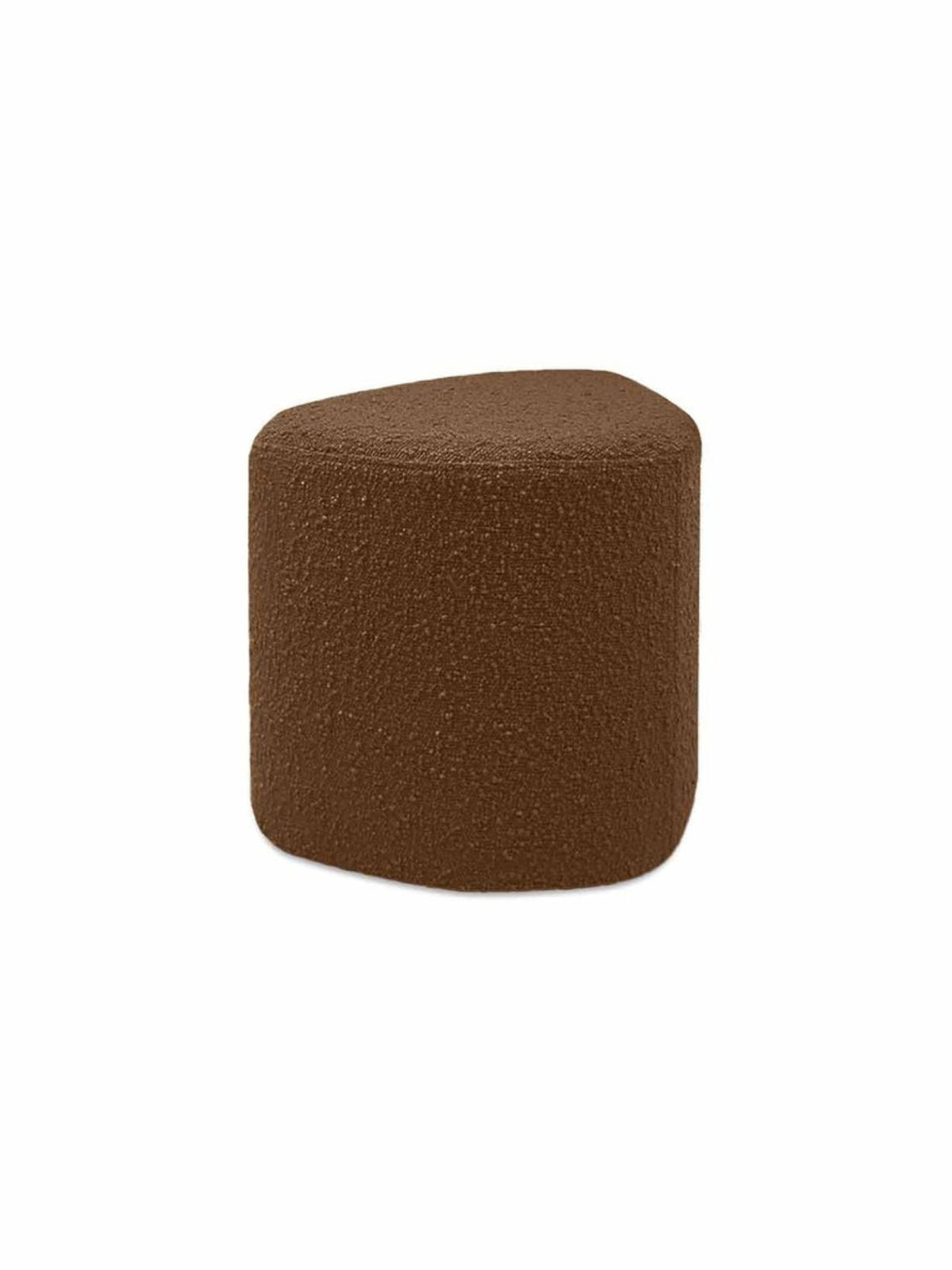 Pouf en tissu bouclette, Eve