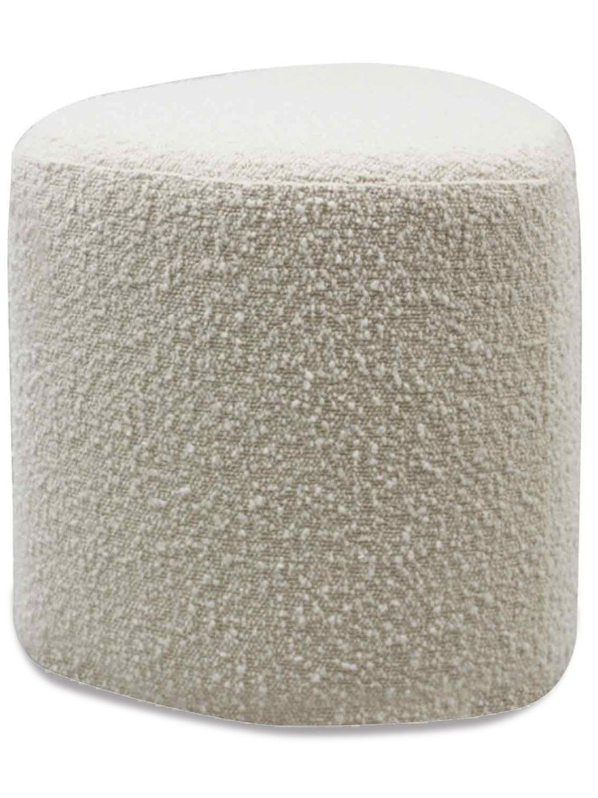 Pouf en tissu bouclette, Eve