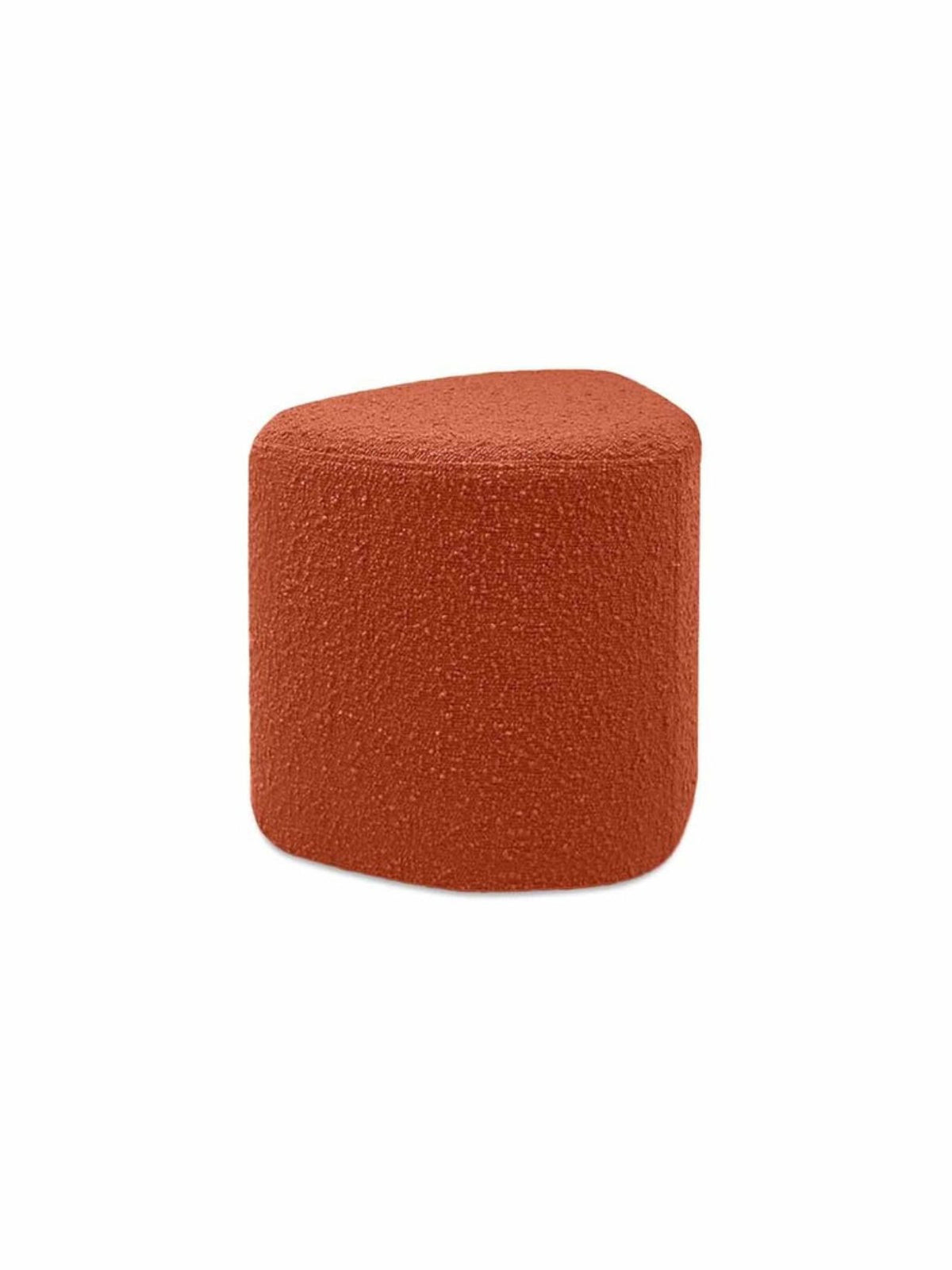 Pouf en tissu bouclette, Eve