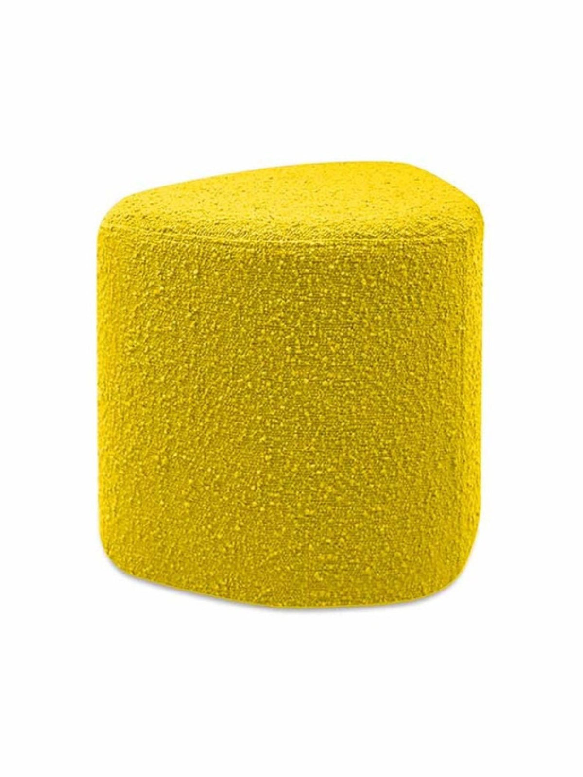 Pouf en tissu bouclette, Eve