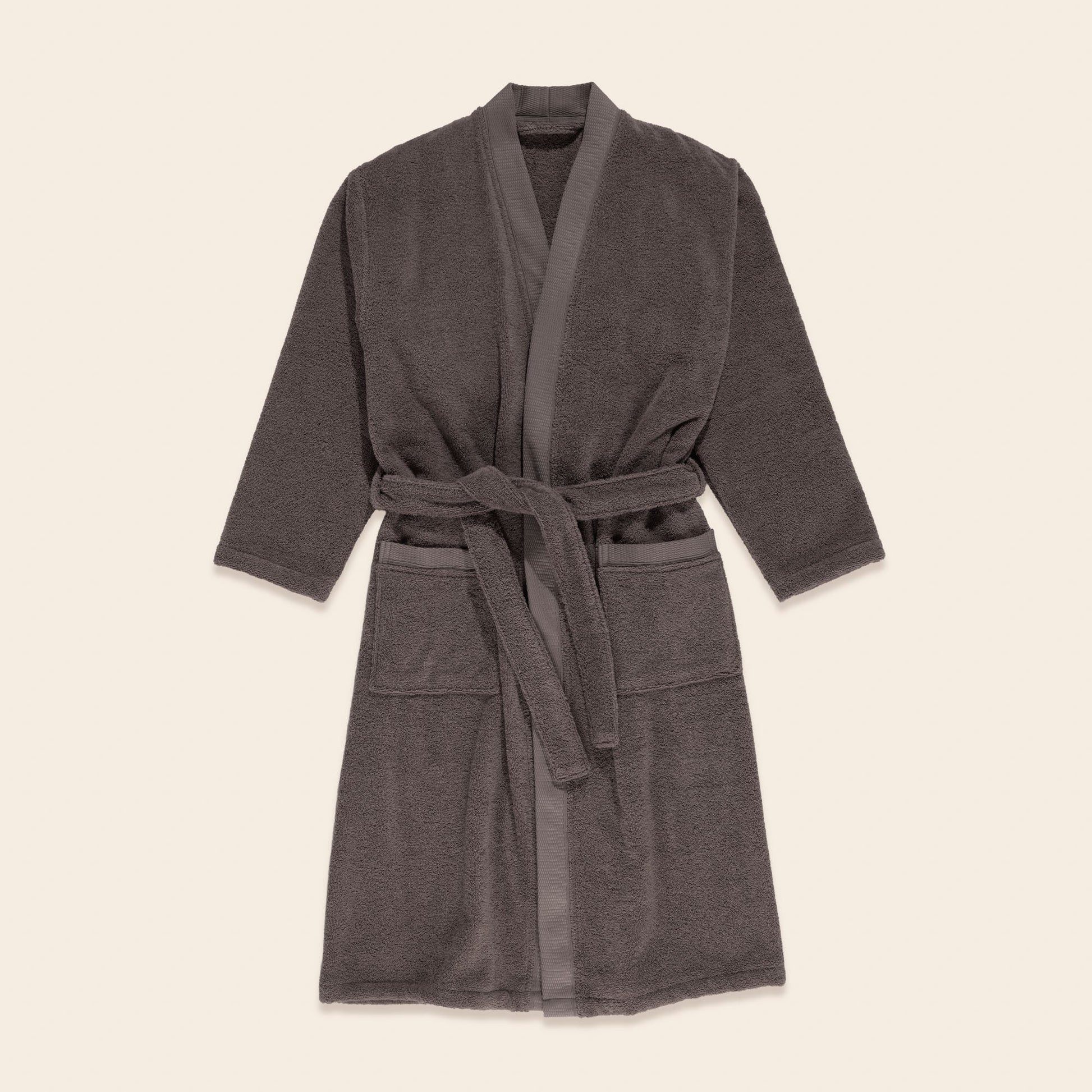 Peignoir de bain NARUMI brun cendré